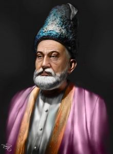 Mirza Ghalib, one of the modern Persian poets
